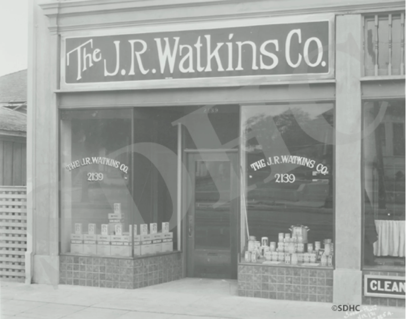 Historic J.R. Watkins storefront